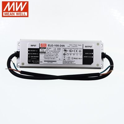 {“: หมายถึงดี ELG-100-24A-3Y 96W 4A 24V แหล่งจ่ายไฟ LED 110V/220V AC ถึง24V DC 4A กันน้ำ IP65 Meanwell ไฟ Led ปรับได้คนขับ