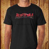 เสื้อยืด6XL 4XL 5XL สำหรับผู้ชายเสื้อยืดสีดำวงเฮฟวี่เมทัลโลโก้ Alestorm ใหม่ของขวัญขนาดพิเศษดีที่สุด