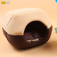 Haskey Winter Cat Dog Bed House Foldable Soft Warm Animal Puppy Cave Sleeping Mat Pad Nest Kennel Pet Supplies