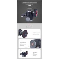 360° Rotation Mini Photography Live Stand Pan Tilt with Removable Cold Shoe Mount Camera Spare Parts