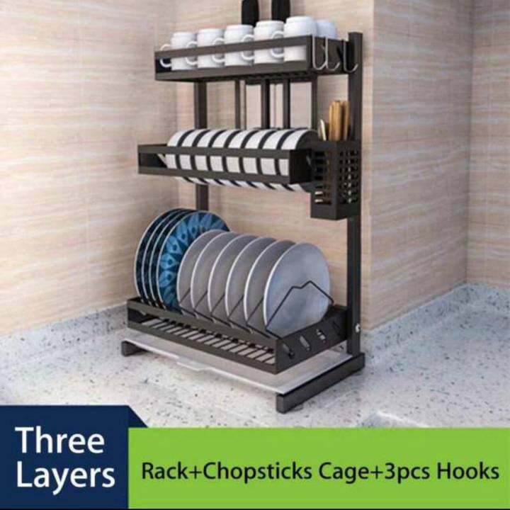 premium table top dish rack Lazada PH