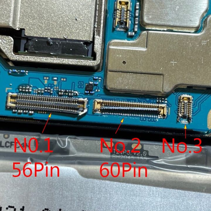 5ชิ้นตัวเชื่อมต่อ FPC ที่ชาร์จยูเอสบีที่ชาร์จบน S21เมนบอร์ดสำหรับ Samsung S21 S21Plus S21U เฉียบ + G996U G991U G998จอแสดงผล LCD FPC
