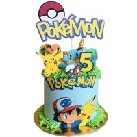 Decoration Supplies Happy Birthday Charmander Squirtle Bulbasaur Kids Gifts