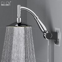 Bathroom 6 ”8 inch shower head ABS Chrome shower head water saving bathroom rain spa square handheld ELA087 Plumbing Valves