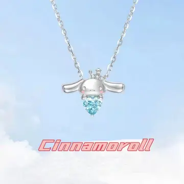 Anime Sanrio Kuromi Cinnamoroll Diamond Necklace Fashion Girl Sexy