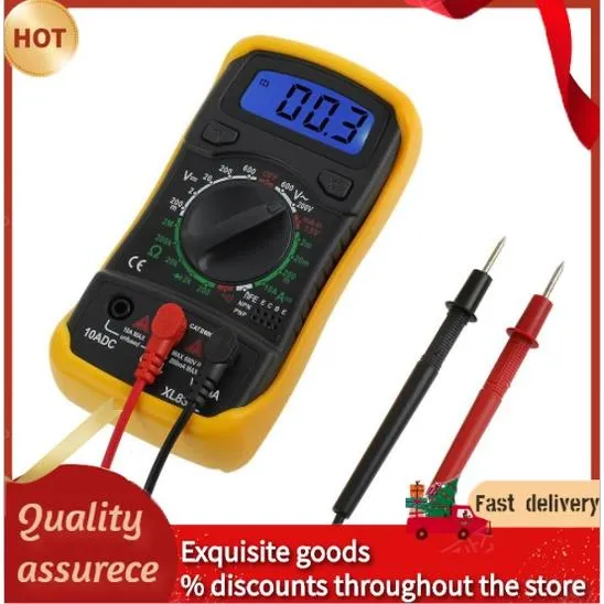 LCD Digital Multimeter Measure Up XL830L/DT830B Voltmeter Ammeter