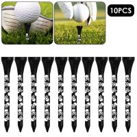 10pcs Golf Ball Tee Base Portable Wooden Golf Tee Holder Clip Stable Base Lightweight High Strength Outdoor Sports Accessories