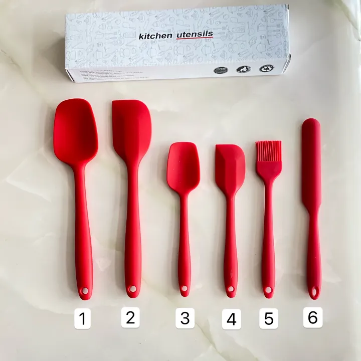 Silicon Kitchen Utensils Set 6pcs Lazada PH