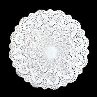 50PCS 3.5inch -13.5inch Assorted Sizes Round Paper Lace Table Doilies White Decorative Tableware Placemats Mats