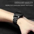 สแตนเลสสายนาฬิกาข้อมือ20/22มม.สำหรับSamsung Watch 3 41มม./45มม.Samsung Galaxy (42/46) Gear S3/S4/S2 Frontier/Classicสายนาฬิกาเปลี่ยนได้อย่างรวดเร็ว. 