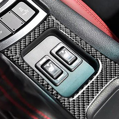 For Subaru BRZ Toyota 86 2017-2020 Carbon Fiber Gears Shift Panel Decorative Trim Stickers On Cars Car-styling Accessories