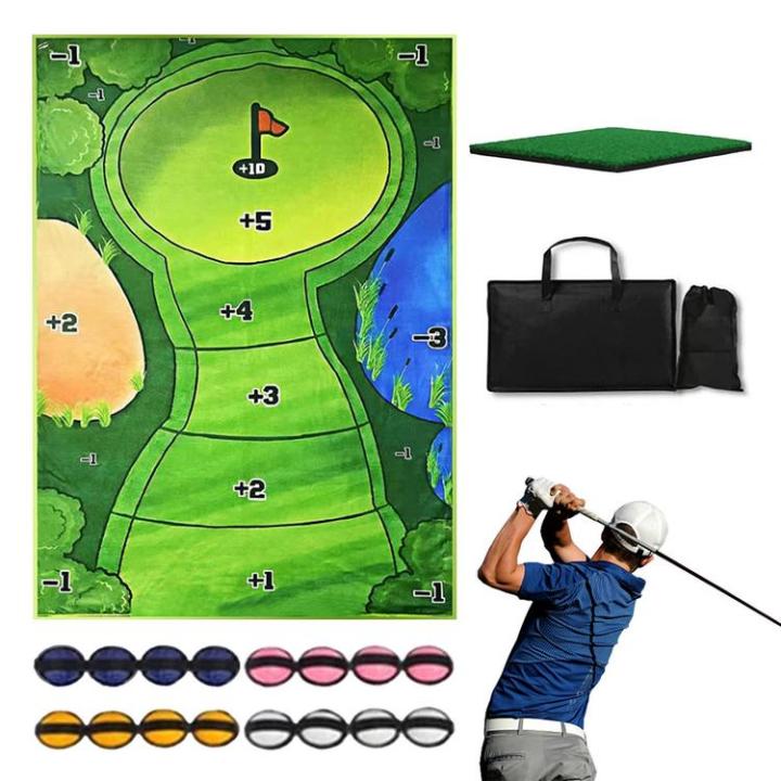 battle-royale-golf-game-durable-and-washable-golf-mat-practice-outdoor-and-chipping-game-practice-golf-games-at-home-best-golf-chipping-mat-for-adults-family-kids-newcomer