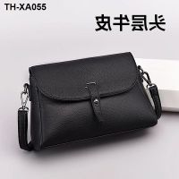 Oblique satchel vogue of new fund of 2023 middle-aged female head layer cowhide small bag mother BaoChao joker single shoulder bag