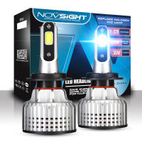 NOVSIGHT H7 led Car lamps 6500K 72W 10000LM Pair H4 H11 H1 H13 9005 9006 H3 9007 Light For Replace Bulb On Cars No Fan No Noise