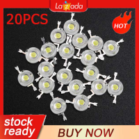 【Ready Stock&amp;COD】20 Pcs High Power 2ขา3W LED สีขาวลูกปัด Emitters 170-190Lm 6000K