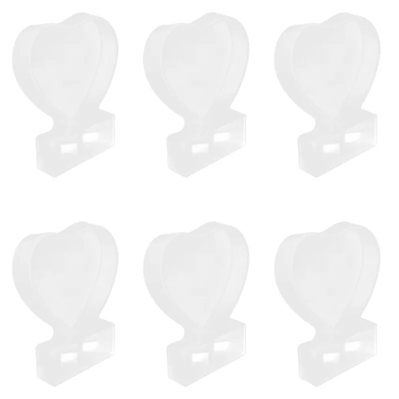 6X Resin Mold for Photo Frame,Heart Shape Silicone Epoxy Molds for Casting  and Home Decoration,DIY Crafts