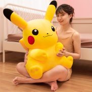 Cỡ Lớn Pikachued Gối Búp Bê Dài Phim Hoạt Hình Pokemoned Đồ Chơi Nhồi Bông