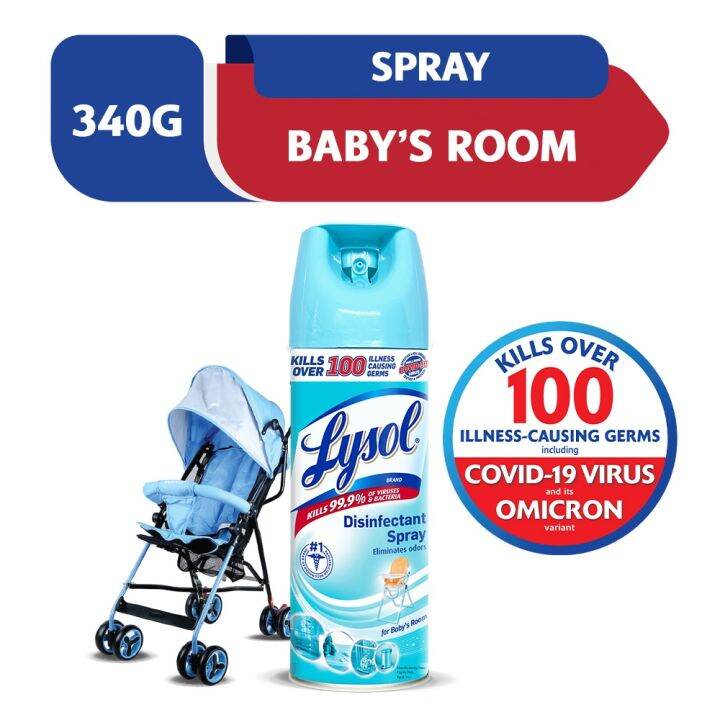 Lysol Disinfectant Spray Baby's Room 340GM Lazada PH