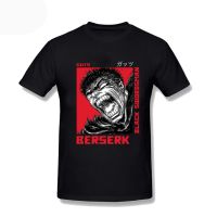 Fashion Berserk Guts Black Swordman Funny MenS T Shirts Printed Oversized Hip Hop Cotton Short Sleeve Clothing Tops Xs-3Xl S-4XL-5XL-6XL