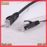 Zozo ✨Ready Stock✨ สายสีดำ RJ45 Ethernet 10นิ้ว25ซม.เครือข่าย Cat PATCH CORD Internet CAT6 Wire