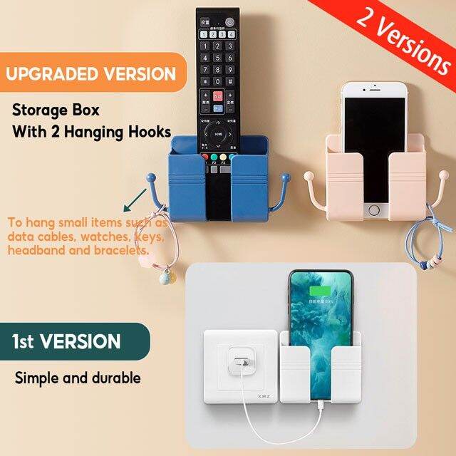 Multifunction WallMounted Phone Charging Holder, Wall Organizer