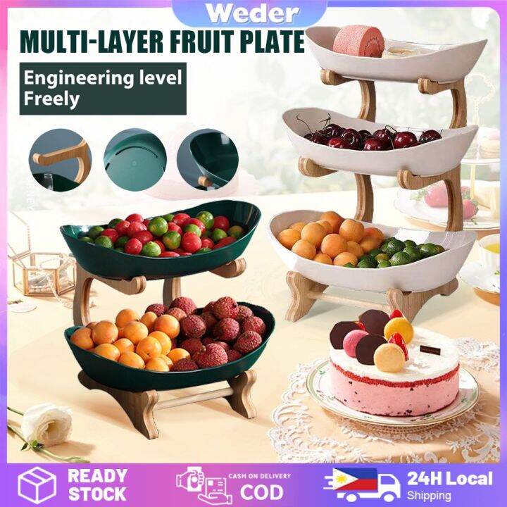 Grade Plastic Fruit Stand Rack Fruits Organizer Fruit Tray Stand Fruit ...