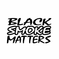 Yjzt สติ๊กเกอร์สติ๊กเกอร์ไวนิลติดรถยนต์ Smoke Matters สีดำขนาด13.8ซม. * 7.9ซม. เทอร์โบดีเซลรถบรรทุก C10-00891สีดำ/สีเงิน