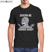 Govern Me Harder Daddy Print Men Tee Tops Vintage O-Neck Short Sleeve Graphic Oversized T-Shirt Fashion Casual Men T-Shirt 2022 【Size S-4XL-5XL-6XL】