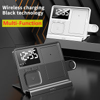 5 In 1 30W Wireless Charger Stand Fast Charging Dock Station สำหรับ 14 13 12 11 Pro Max Pro 8 7