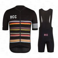 RCC Raphaful Black Cycling Set 2023 Clothing Team Jersey Kit Men Short Sleeve MTB Clothes Bike Uniforme Ropa Ciclismo Hombre