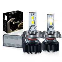 ไฟหน้า LED 12000LM กันน้ำ H1 H4 H7 F4 9004 9006 9007 9008ท่อทองแดงคู่ Super Bright หลอดไฟอัตโนมัติ *