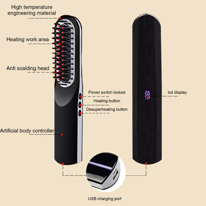 beard-straightener-brush-usb-wireless-charging-hair-comb-portable-mini-ceramic-charging-hair-straightener-one-step-hair-styler