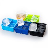 【cw】 5CM Big Maker Trays Silicone Mold Mould for Whiskey Cocktail Large Cubitera Tray