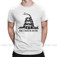 High Quality Men DonT Tread On Me Black T-Shirt DonT Tread On Anyone Pure Cotton Shirt Tees Harajuku Tshirt