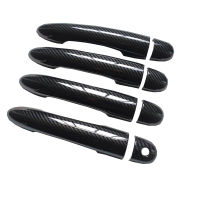 Door Handle Cover Trim Handles Covers for Renault Clio 3 Iii Mk3 Car Accessories Plastic Carbon Fiber