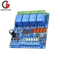 【CW】 4CH Digital Relay Module 8-36V Lock Cycle Timing Level 12V 24V Delay Timer