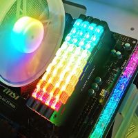 【CW】 COOLMOON Dragon Armor AURA SYNC Aluminum Alloy RAM Shell Radiator MOD 2Pcs A-RGB RAM Armor Rainbow Lighting Memory Cooler