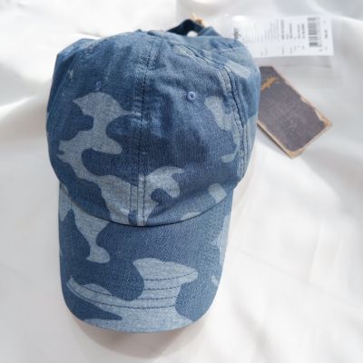 หมวก หมวกแก๊ป Cap Hat หมวกยีนส์ wrangler แท้ 100% - ฟรีไซส์ ปรับขนาดด้านหลัง