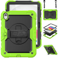 IFarcase ทนทานซิลิโคนสำหรับ iPad 10th Generation กันกระแทกผู้ใหญ่เด็กปลอดภัย360 Kickstand หมุนได้2022 10.9นิ้ว + สายคล้องไหล่