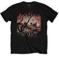 Pink Floyd the Wall Fields โรเจอร์ วอเตอร์ ร็อค เสื้อยืด ชาย / หญิง