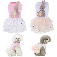 Dog Dress Spring Summer Puppy Dresses for Small Dogs Girl Dog Clothes Outfit Apparel Chihuahua Yorkie Cute Pet Clothes Cat Skirt Dresses