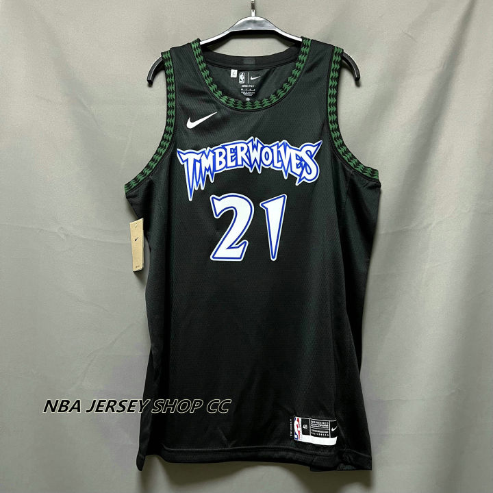 Mitchell & Ness Minnesota Timberwolves #21 Kevin Garnett black Swingman  Jersey