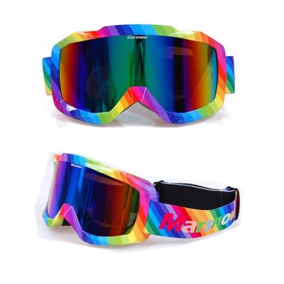 2021 Brand Ski Goggles Double Lens Anti Fog Big Spherical Professional Ski goggles unisex multicolor snow goggles