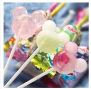 Siêu Ngon Set 3 chiếc kẹo mút Glico Popcan Mickey Nhật Bản
