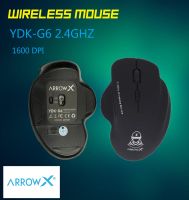 เมาส์ไร้สาย ARROW X YDK-G6 2.4 WIRELESS MOUSE Ergonomic Design