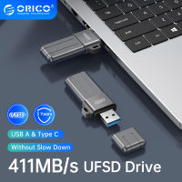 ORICO UFSD โลหะทั้งหมด512GB USB Flash Drive 411เมกะไบต์/วินาทีไบต์/วินาทีไดรฟ์ปากกา256GB 128GB 64GB USB Stick Type C Pendrives Memory Stick U Disk