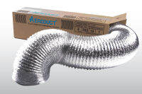 Aeroduct ท่อลม  4" AL704 แบบหนา 70ไมครอน