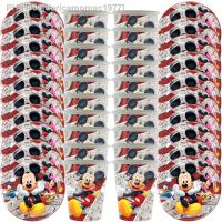 Disney Mickey Mouse Party Decoration Cartoon Paper Tableware Backdrops Balloons Baby Shower Kids Boy Birthday Party Supplies Set