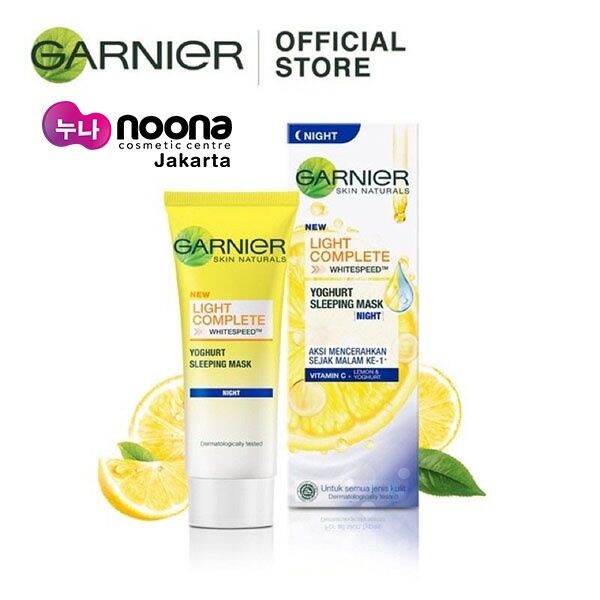 GARNIER BRIGHT COMPLETE YOGHURT SLEEPING MASK NIGHT 20ML Lazada Indonesia