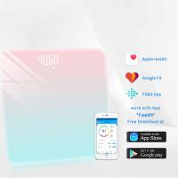 Bluetooth Weight Scale BMI Bathroom Smart Electronic Cute Wind LED Measurement Fat Body Composition Analyzer